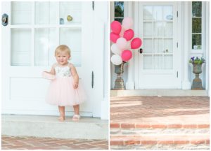 birthday girl in pink dress at rose hill manor